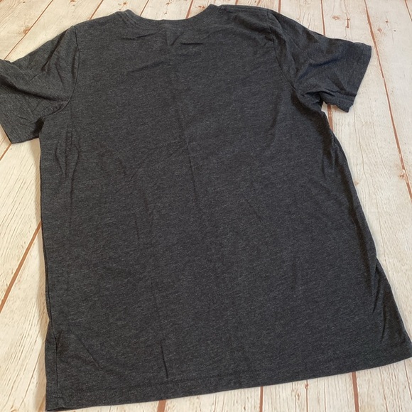 Cat & Jack Heather Ash Gray T-Rex Dinosaur Bone Name Fossil T-Shirt - Picture 4 of 4